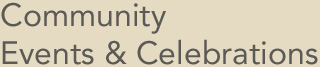 Community Events & Celebrations